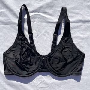 Wacoal Basic Beauty Full Figure Seamless Underwire Bra 36D Black 855192